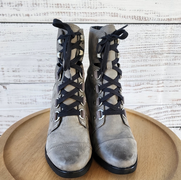 Sorel Sleep after hour wedge lace up boots - Picture 4 of 12